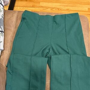 Rafaella Green Wide Leg Pants